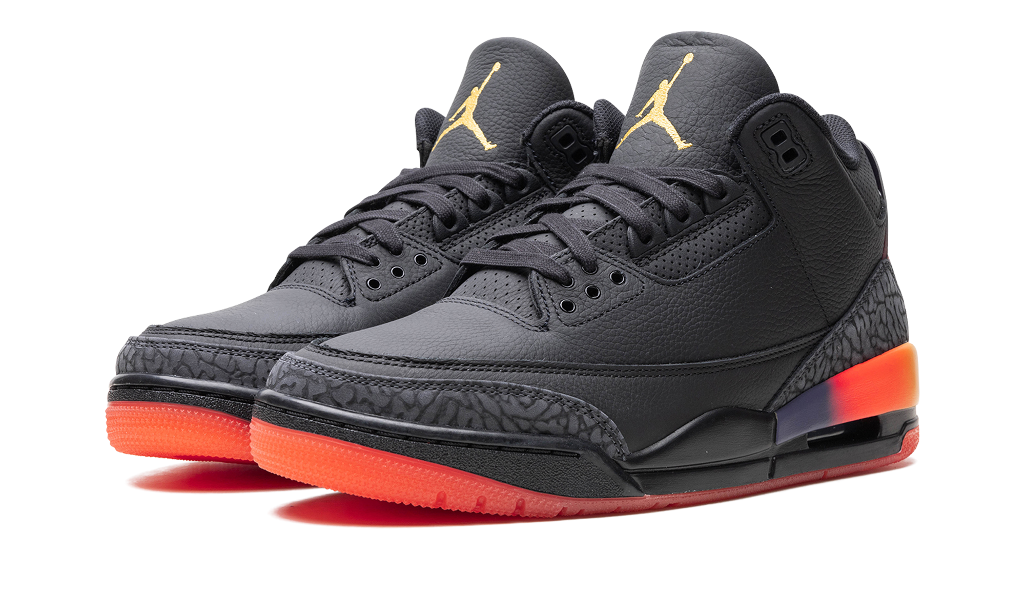 jordan 3 retro j balvin rio+FN0344-001+diagnol left view