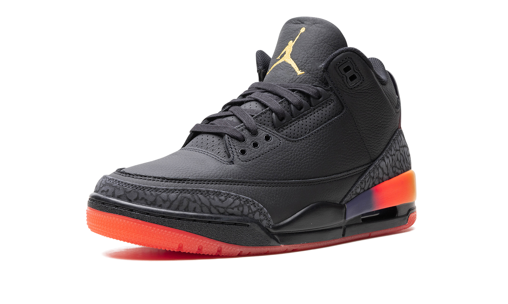 jordan 3 retro j balvin rio+FN0344-001+left diagnol single view