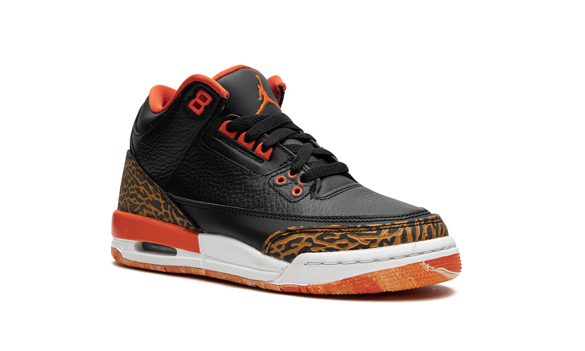 jordan 3 retro kumquat gs+441140-088+diagnol right view