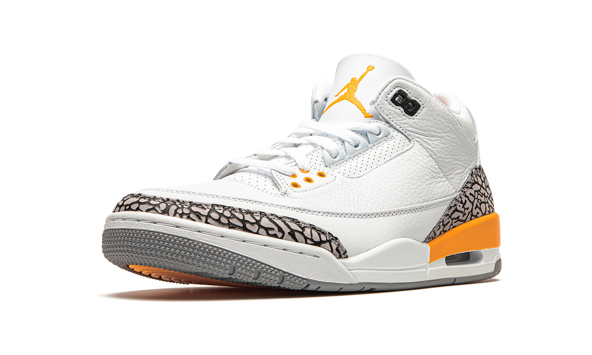 jordan 3 retro laser orange women s+CK9246-108+left diagnol single view