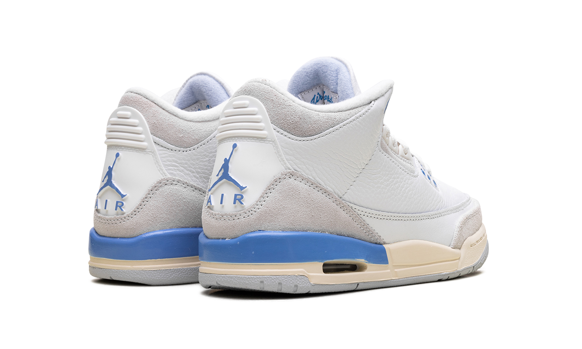 jordan 3 retro lucky shorts gs+DM0967-101+diagnol right behind view