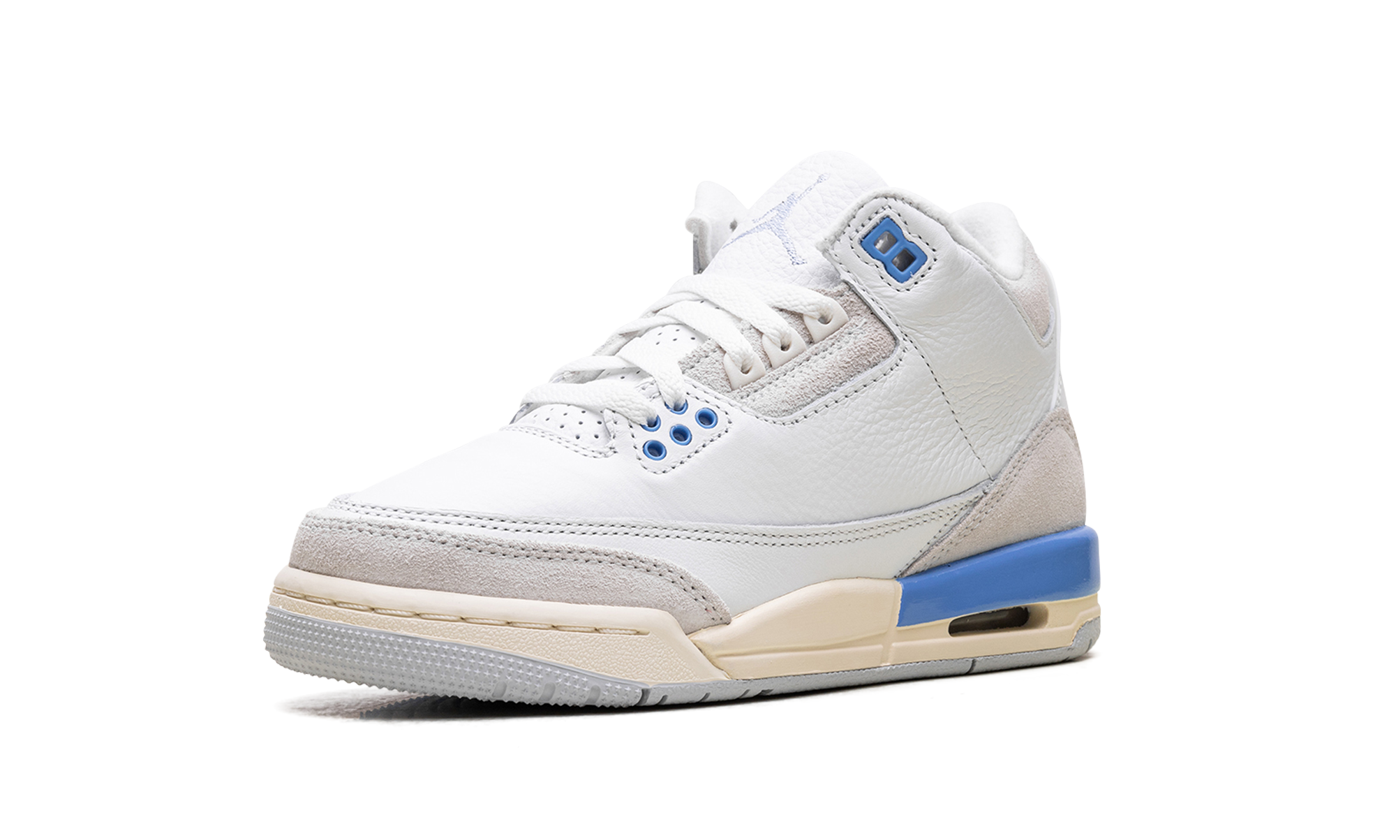 jordan 3 retro lucky shorts gs+DM0967-101+left diagnol single view