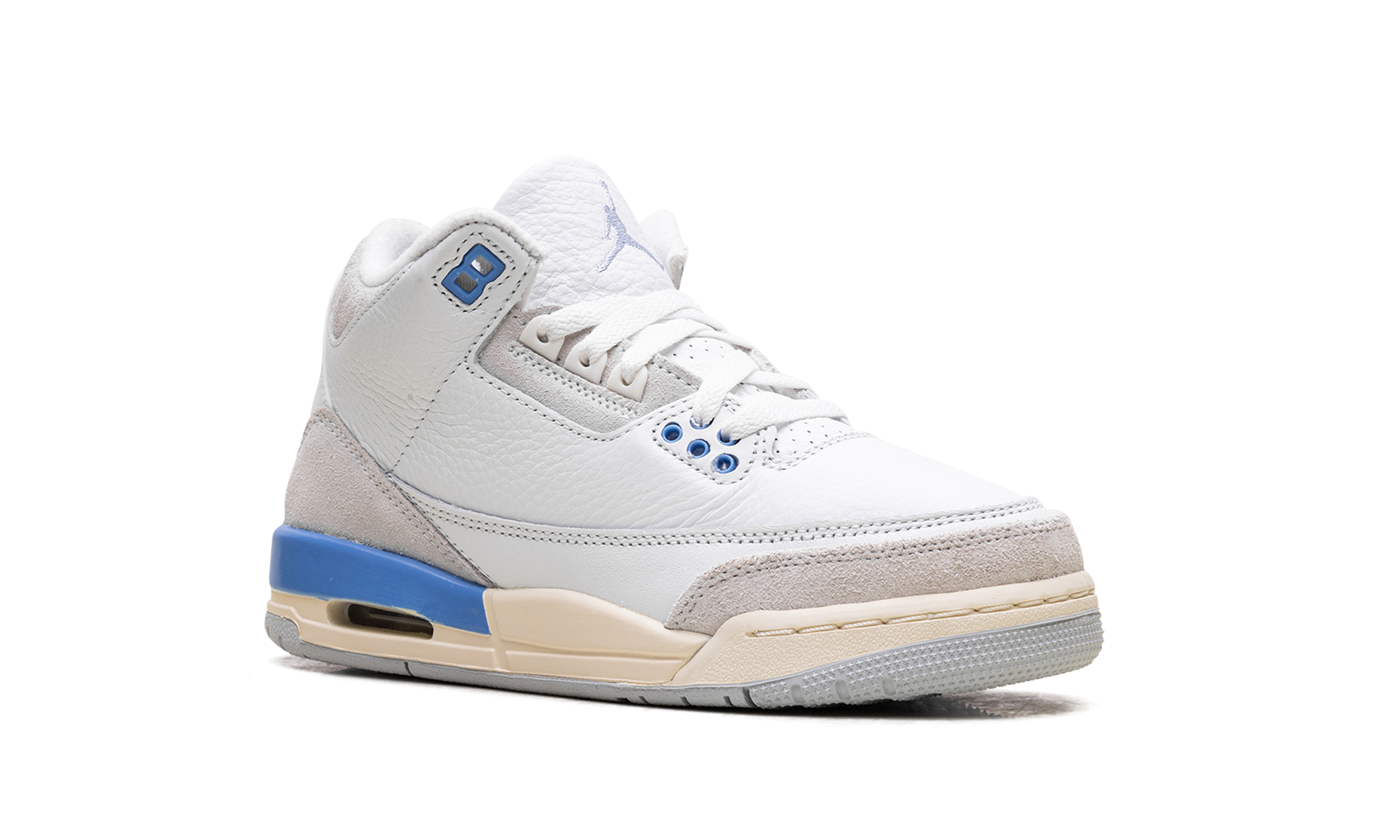 jordan 3 retro lucky shorts gs+DM0967-101+diagnol right view