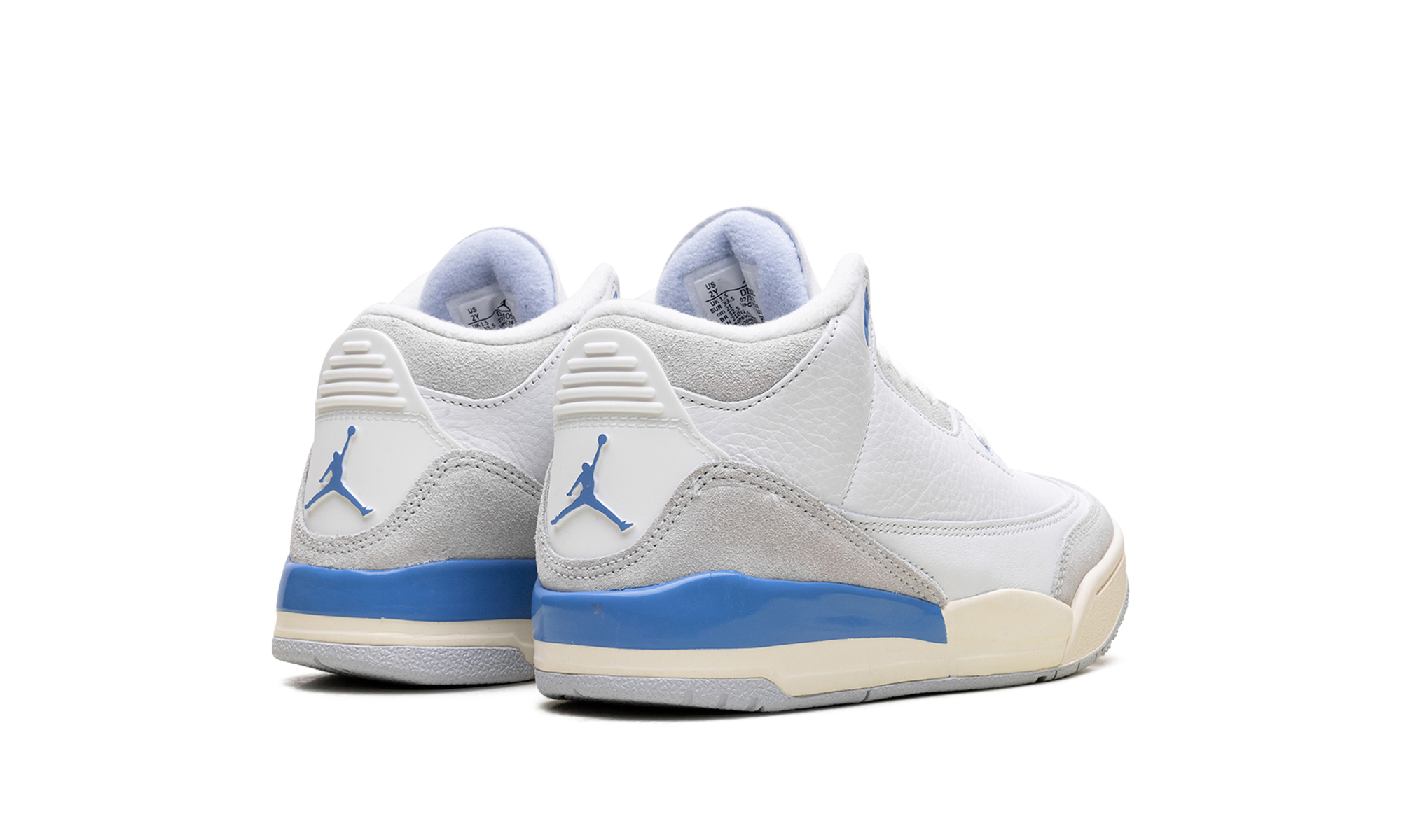 jordan 3 retro lucky shorts ps+DM0966-101+diagnol right behind view