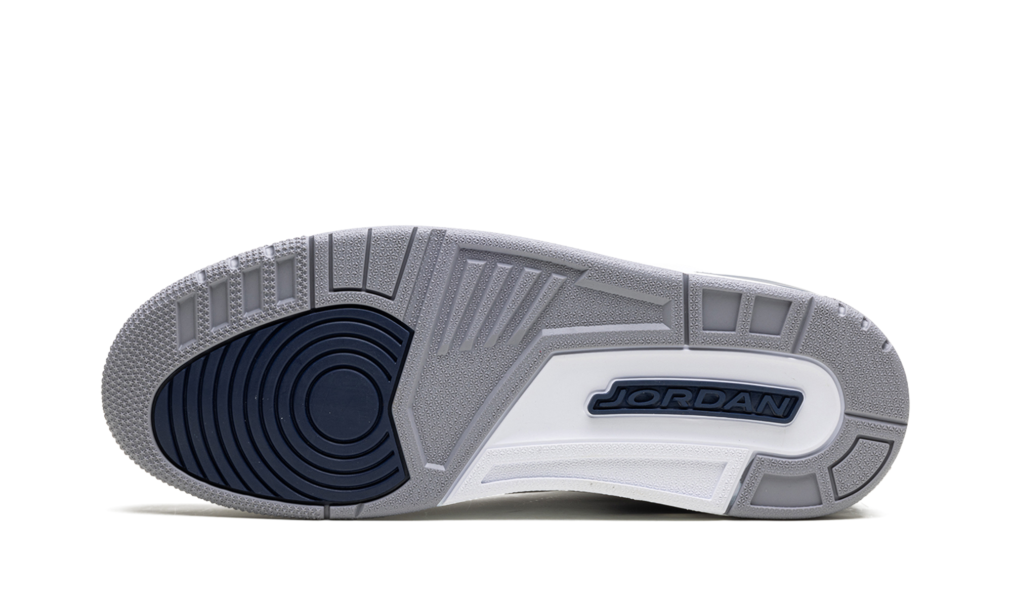 jordan 3 retro midnight navy+CT8532-140+bottom view