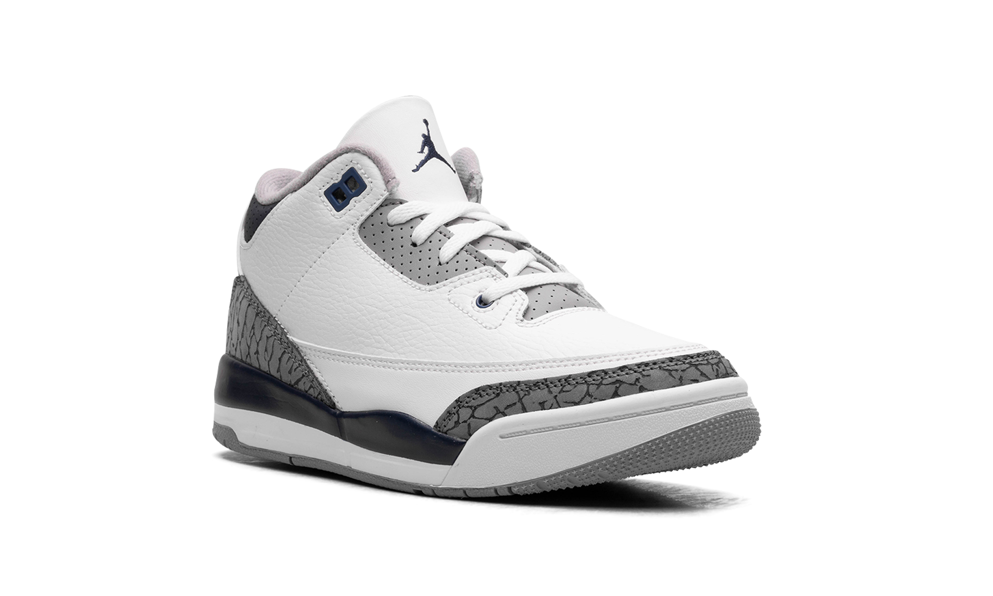 jordan 3 retro midnight navy ps+DM0966-140+diagnol right view