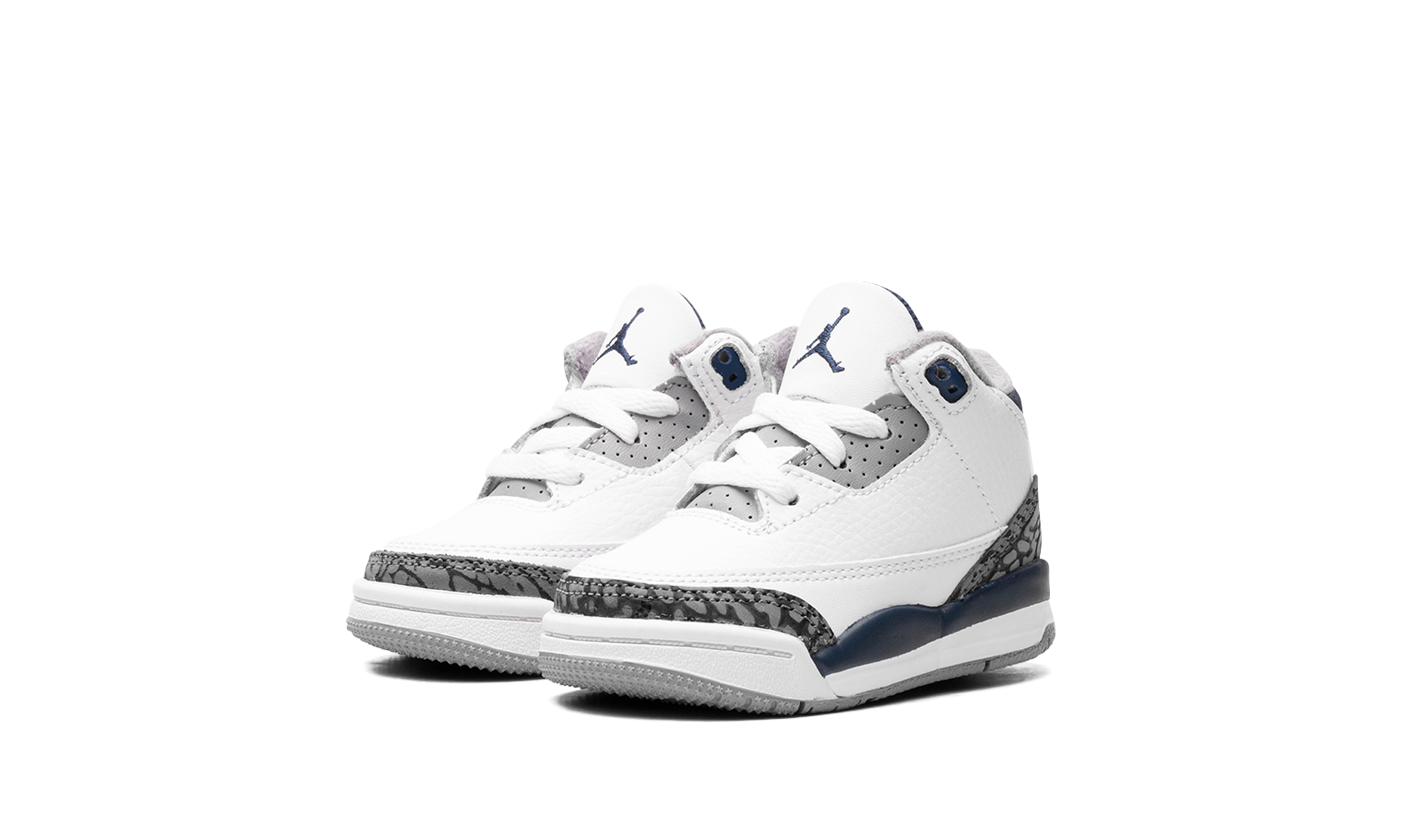 jordan 3 retro midnight navy td+DM0968-140+diagnol left view