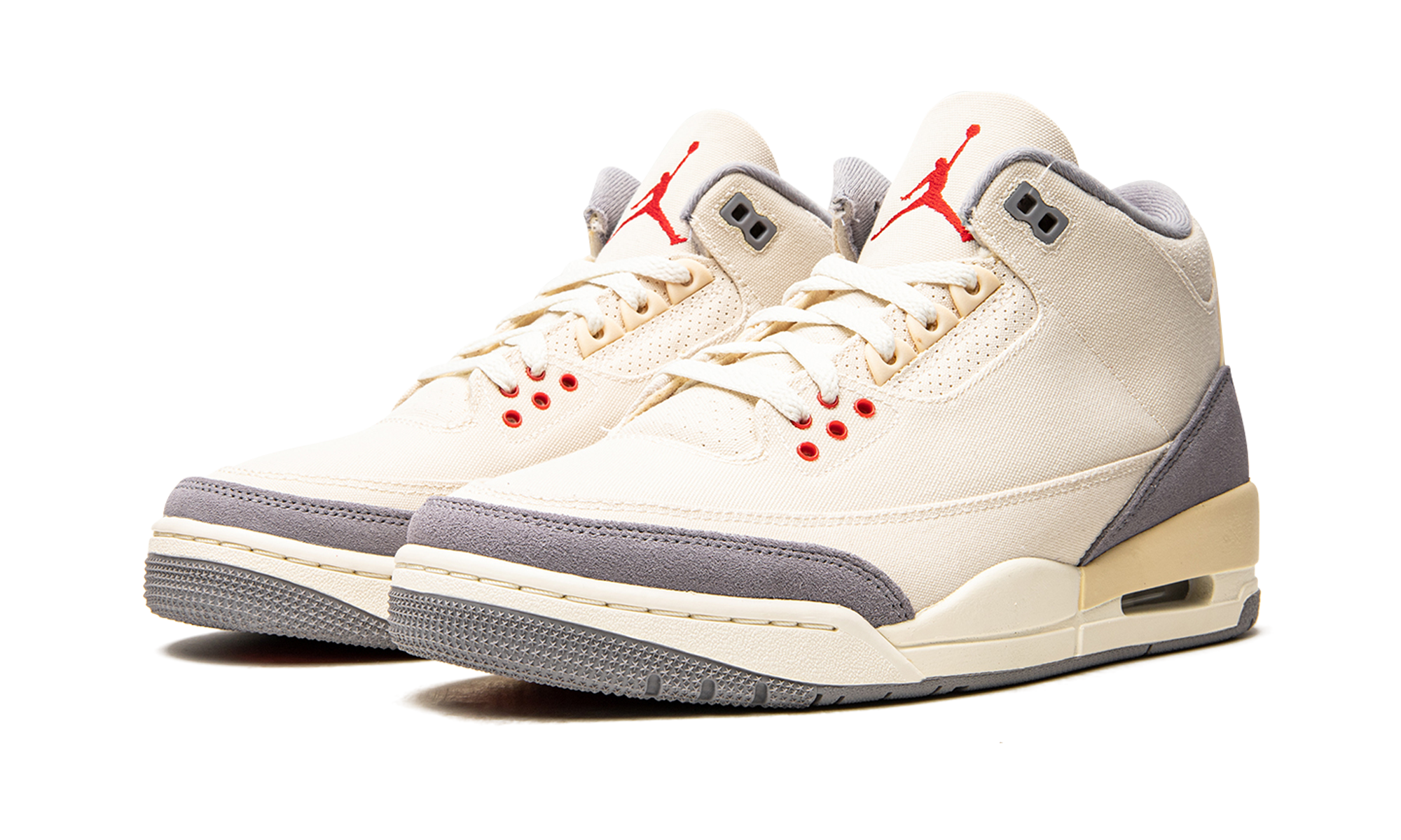 jordan 3 retro muslin+DH7139-100+diagnol left view