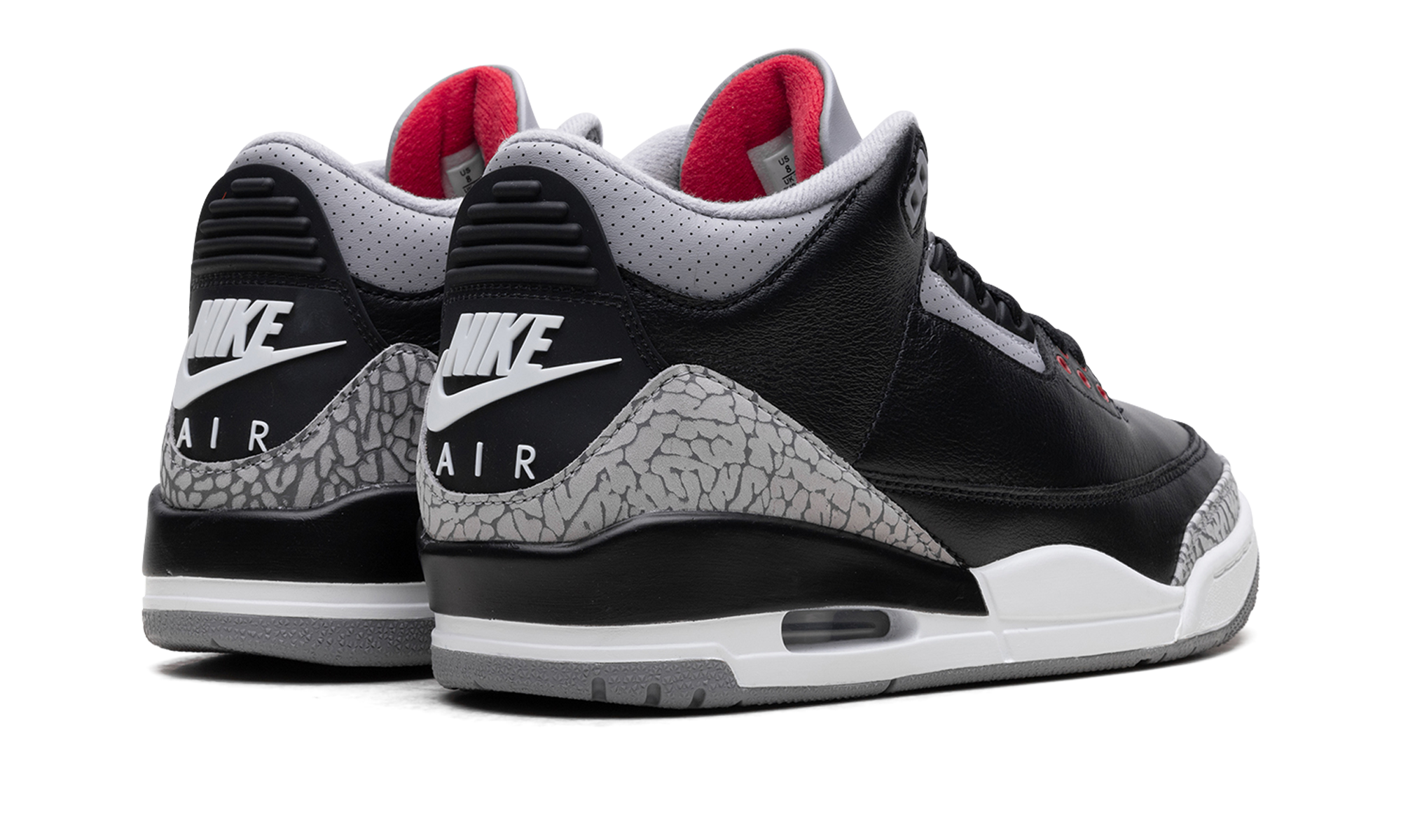 jordan 3 retro og black cement 2024+DN3707-010+diagnol right behind view