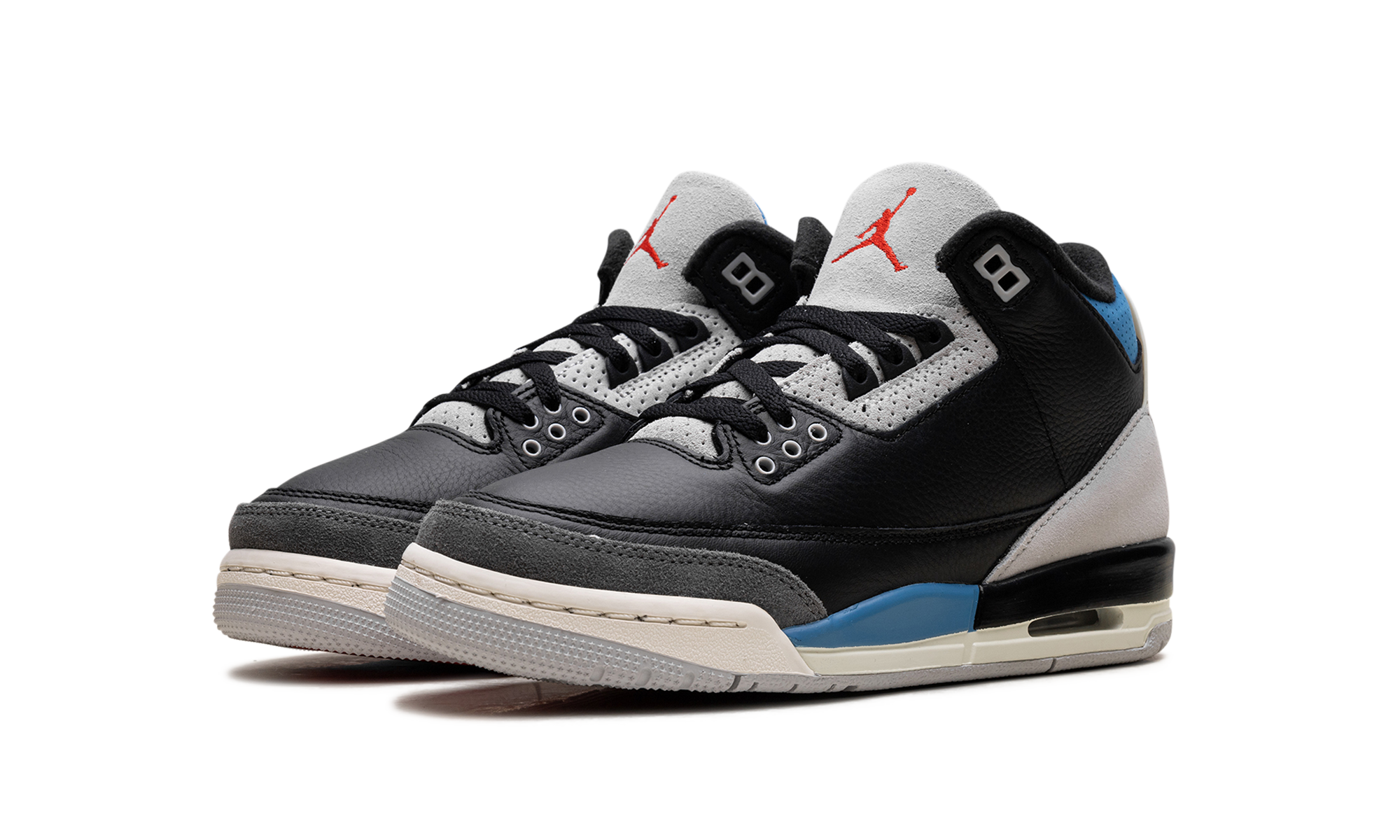 jordan 3 retro og rare air gs+IB8968-004+diagnol left view
