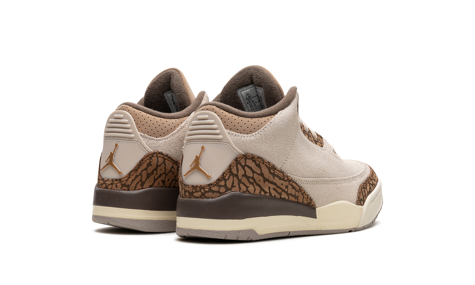 jordan 3 retro palomino ps+DM0966-102+diagnol right behind view