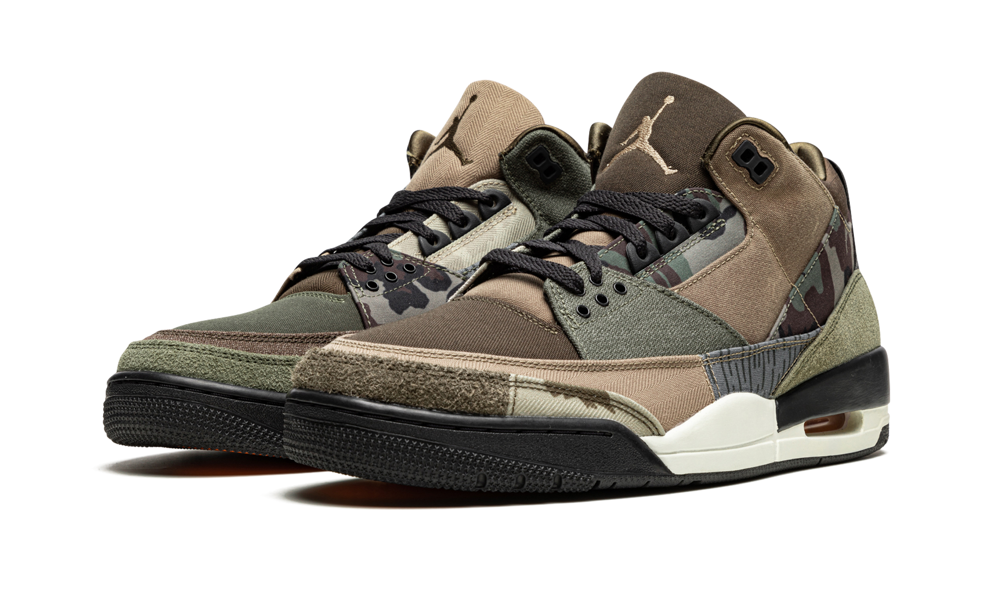 jordan 3 retro patchwork camo+DO1830-200+diagnol left view