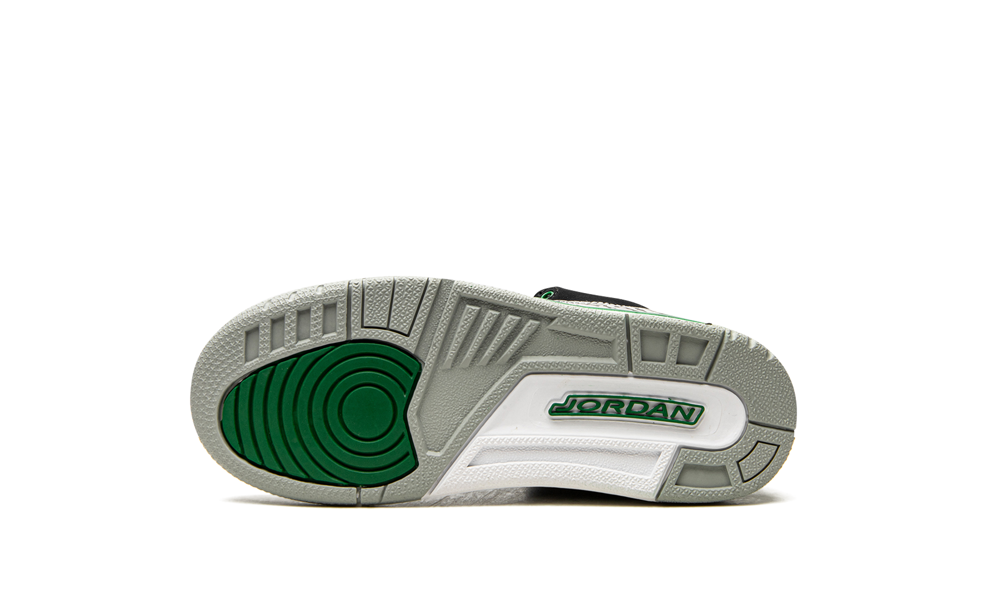 jordan 3 retro pine green ps+429487-030+bottom view