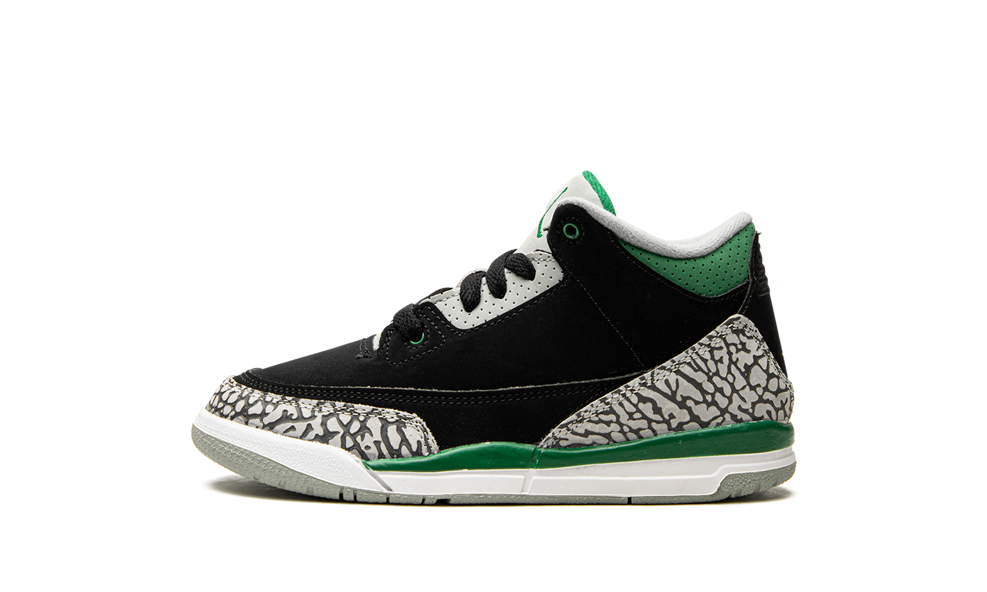 jordan 3 retro pine green ps+429487-030+diagnol right view 1