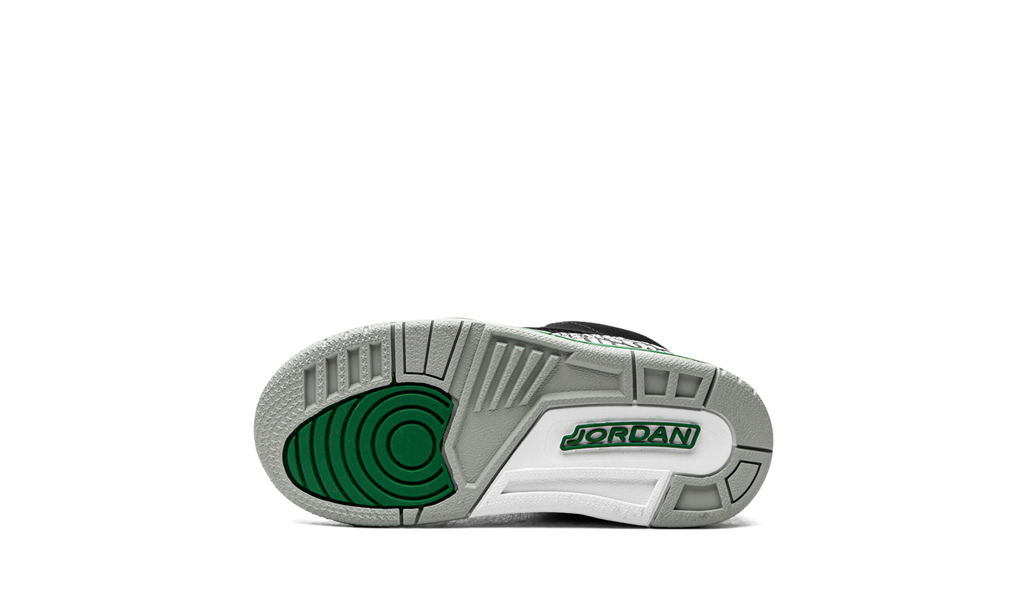 jordan 3 retro pine green td+832033-030+bottom view