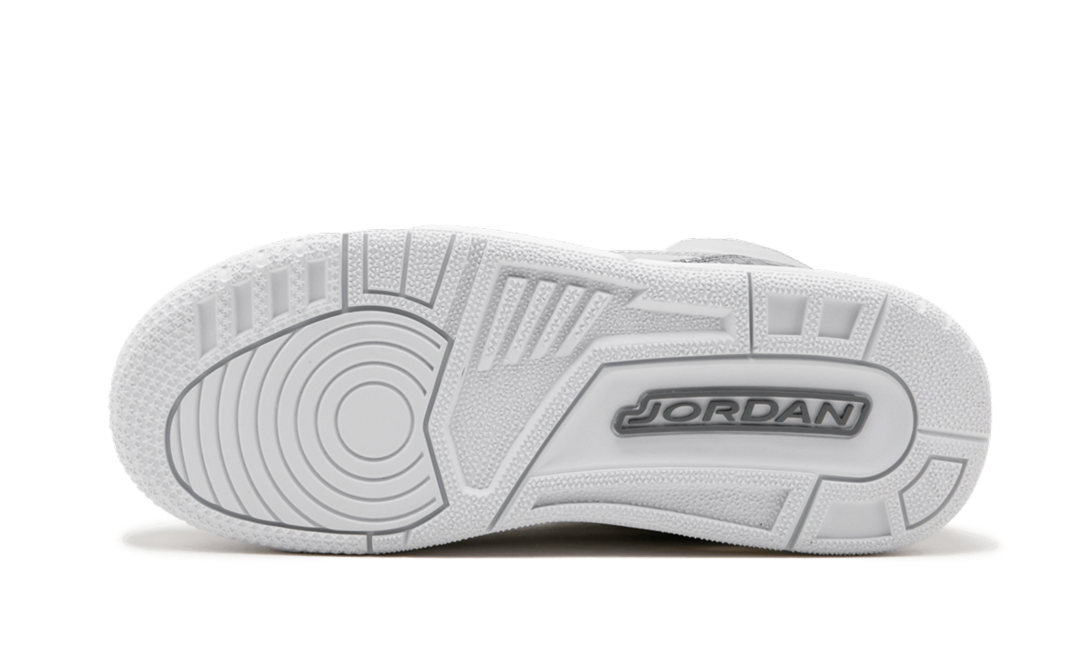 jordan 3 retro premium heiress metallic silver gs+AA1243-020+bottom view