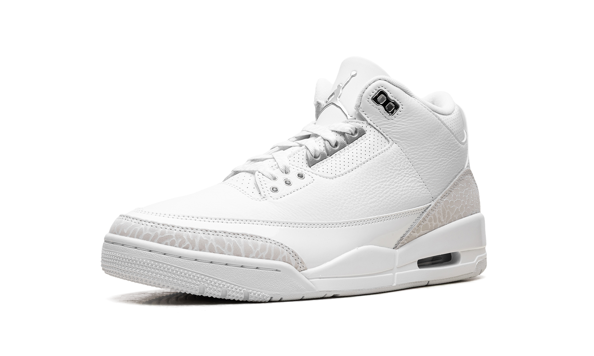 jordan 3 retro pure money 2025+CT8532-111+left diagnol single view