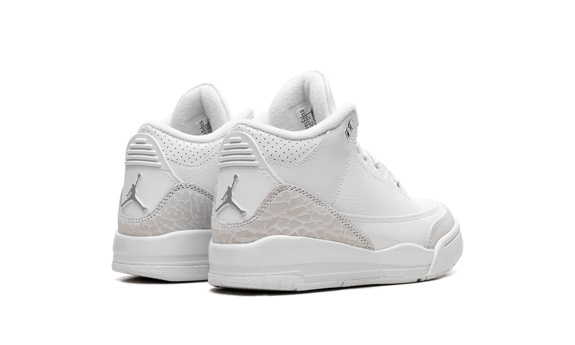 jordan 3 retro pure money 2025 ps+DM0966-111+diagnol right behind view