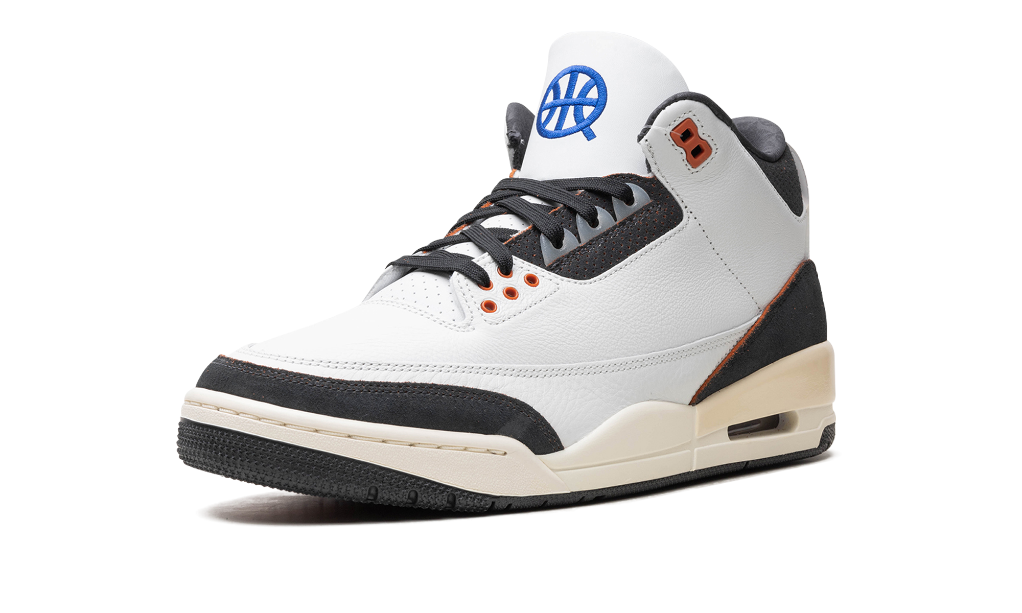 jordan 3 retro quai 54 2024+FZ5649-100+left diagnol single view