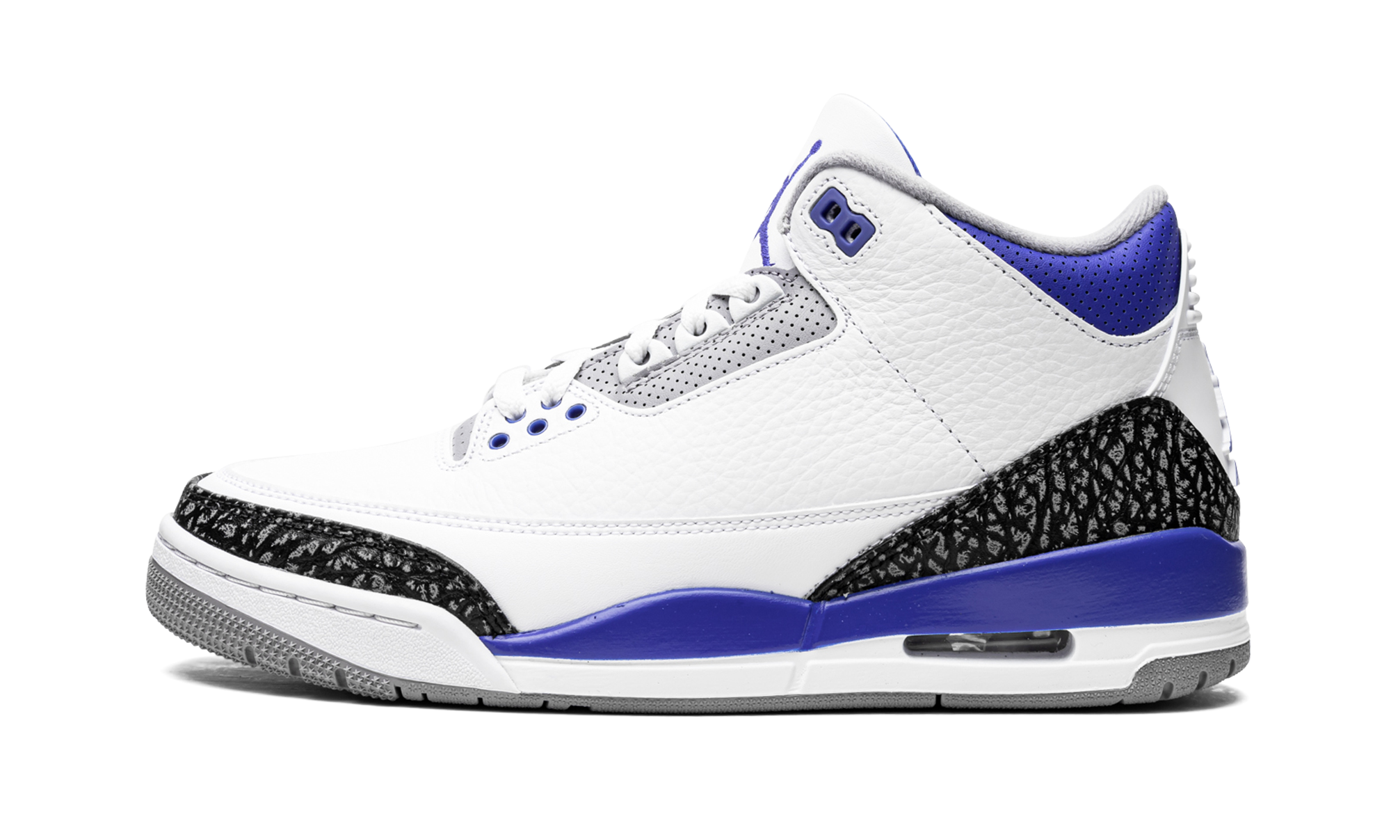 jordan 3 retro racer blue+CT8532-145+diagnol right view 1