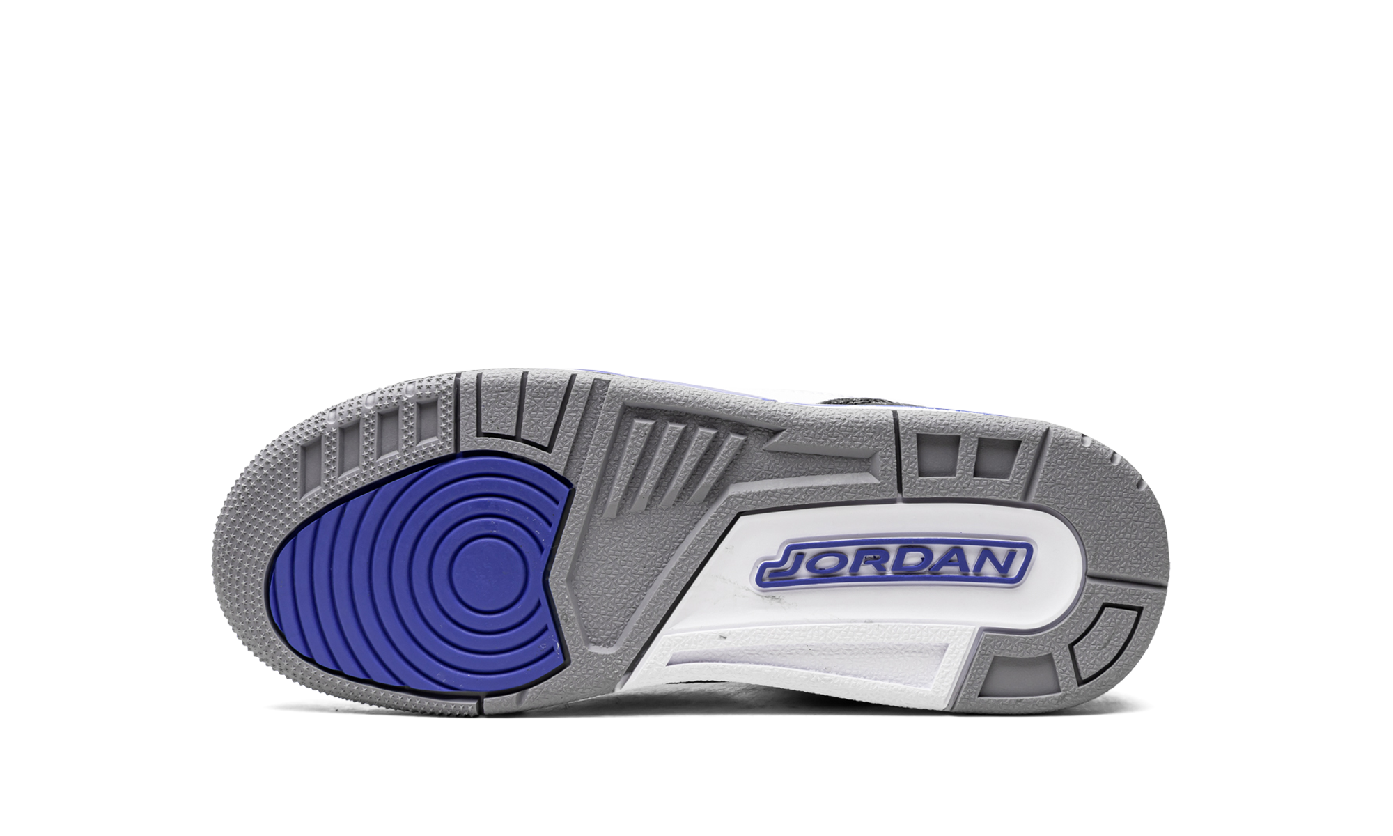 jordan 3 retro racer blue gs+398614-145+bottom view