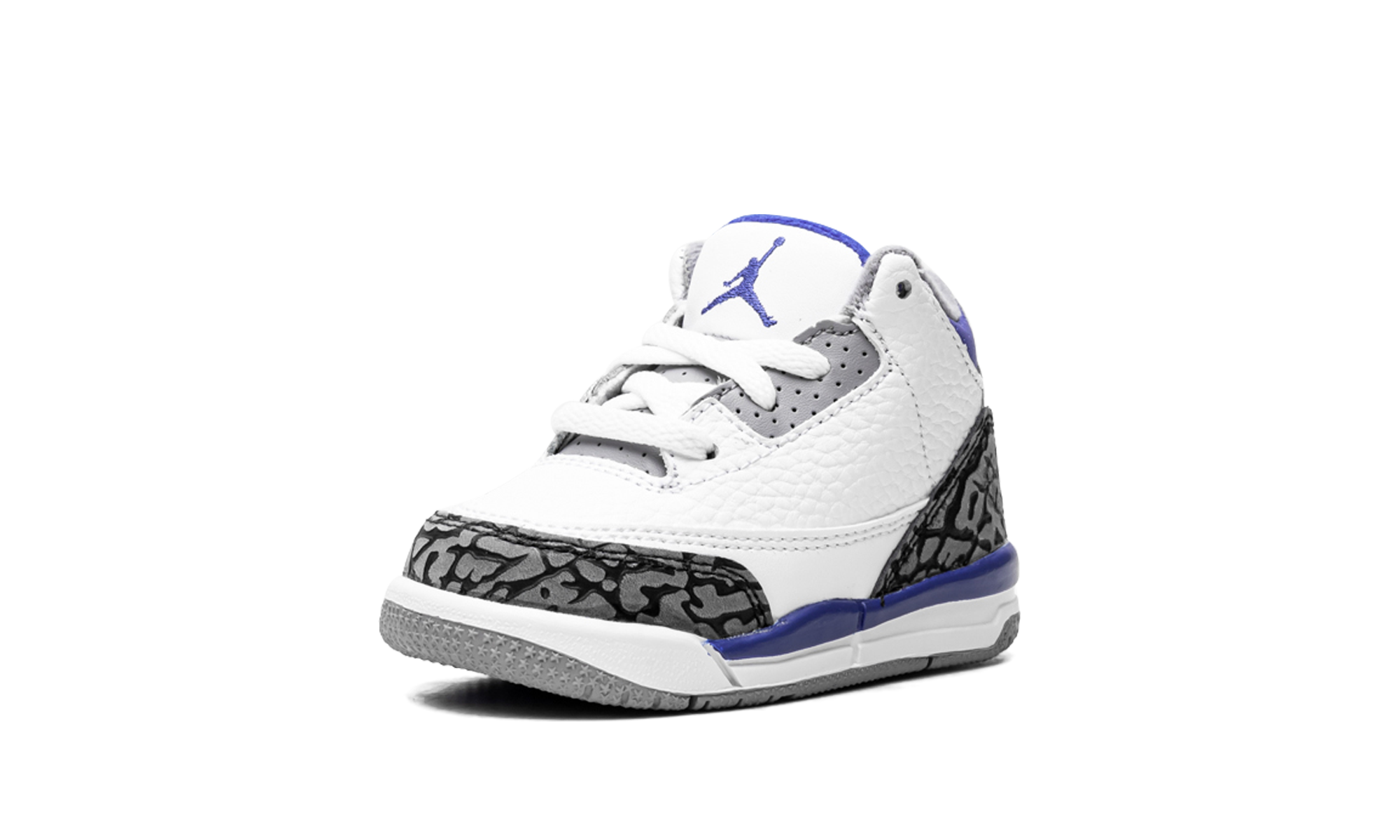 jordan 3 retro racer blue td+832033-145+left diagnol single view