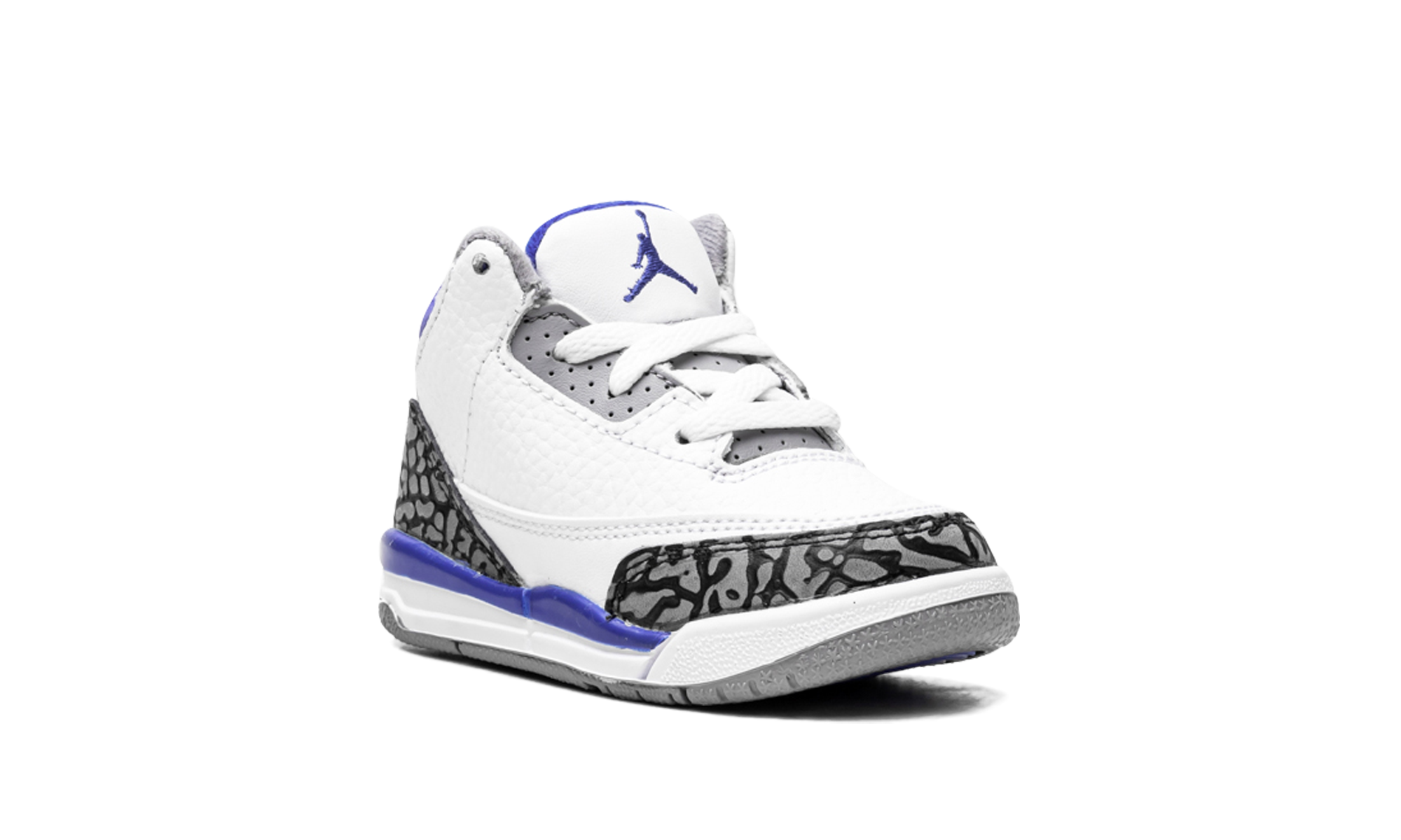 jordan 3 retro racer blue td+832033-145+diagnol right view