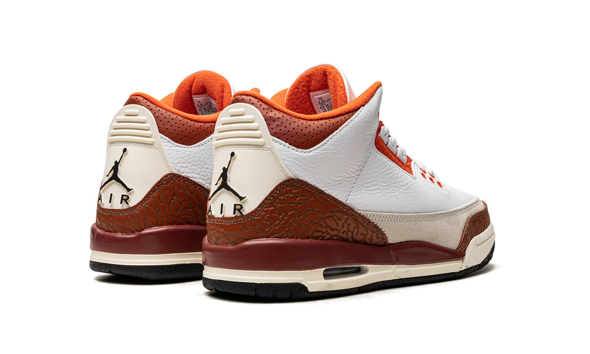 jordan 3 retro se dunk on mars gs+DV7028-108+diagnol right behind view