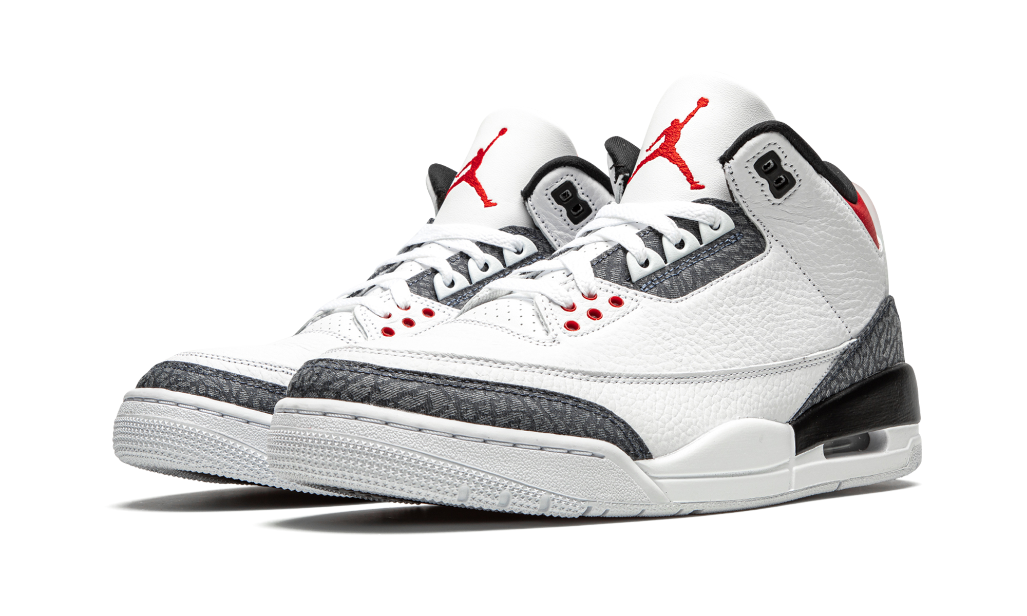 jordan 3 retro se fire red denim 2020+CZ6431-100+diagnol left view