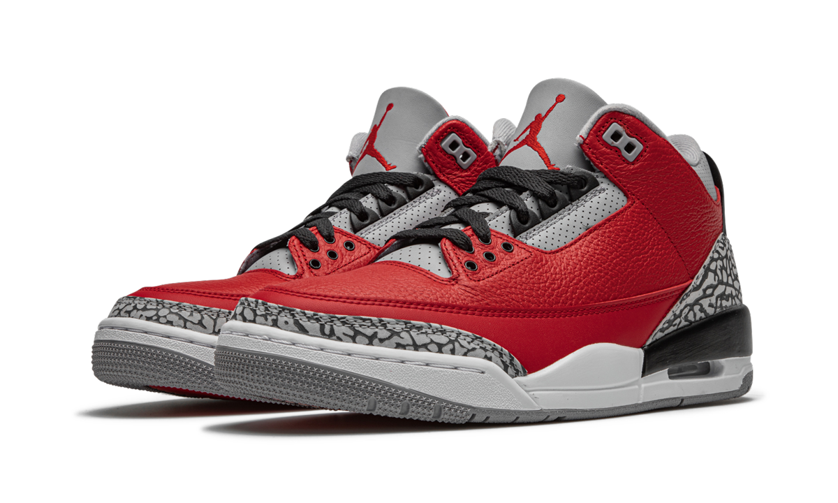 jordan 3 retro se unite chicago exclusive+CU2277-600+diagnol left view