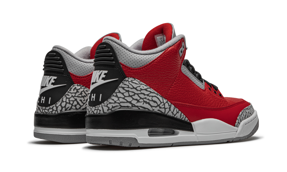 jordan 3 retro se unite chicago exclusive+CU2277-600+diagnol right behind view