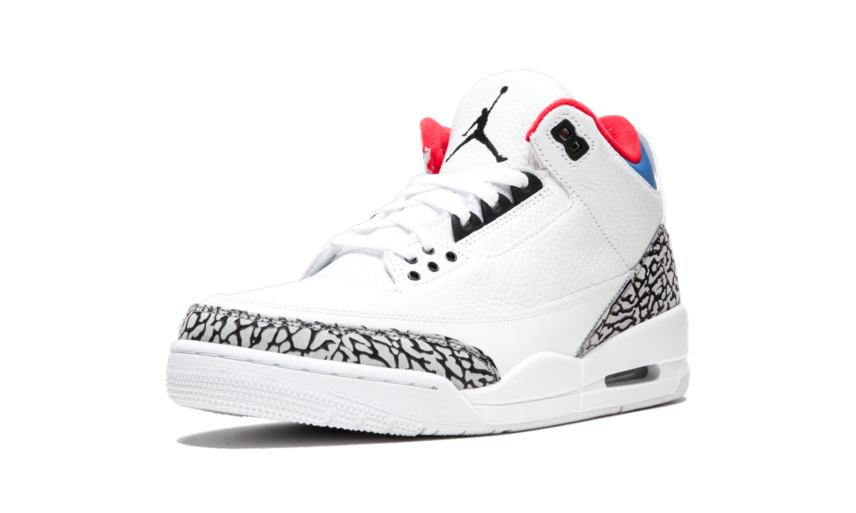 jordan 3 retro seoul+AV8370-100+left diagnol single view