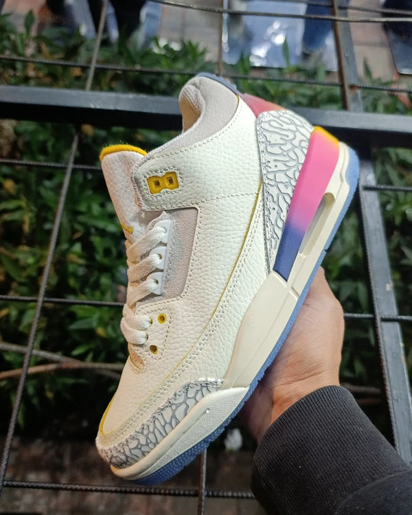 Jordan 3 Retro SP J Balvin Medellín Sunset, Lifestyle View 4, SKU FN0344-901