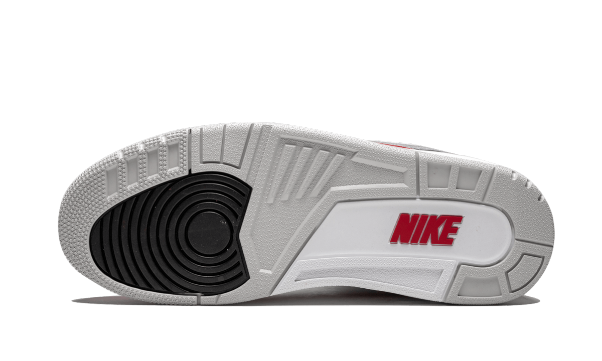 jordan 3 retro tinker white university red+CJ0939-100+bottom view