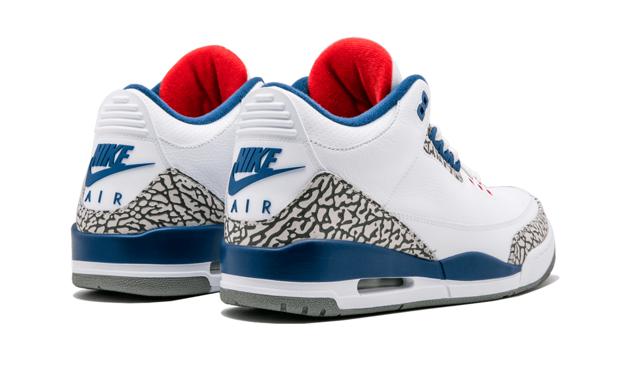 jordan 3 retro true blue 2016+854262-106+diagnol right behind view