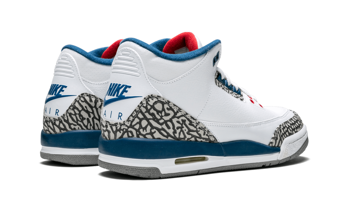 jordan 3 retro true blue 2016 gs+854261-106+diagnol right behind view