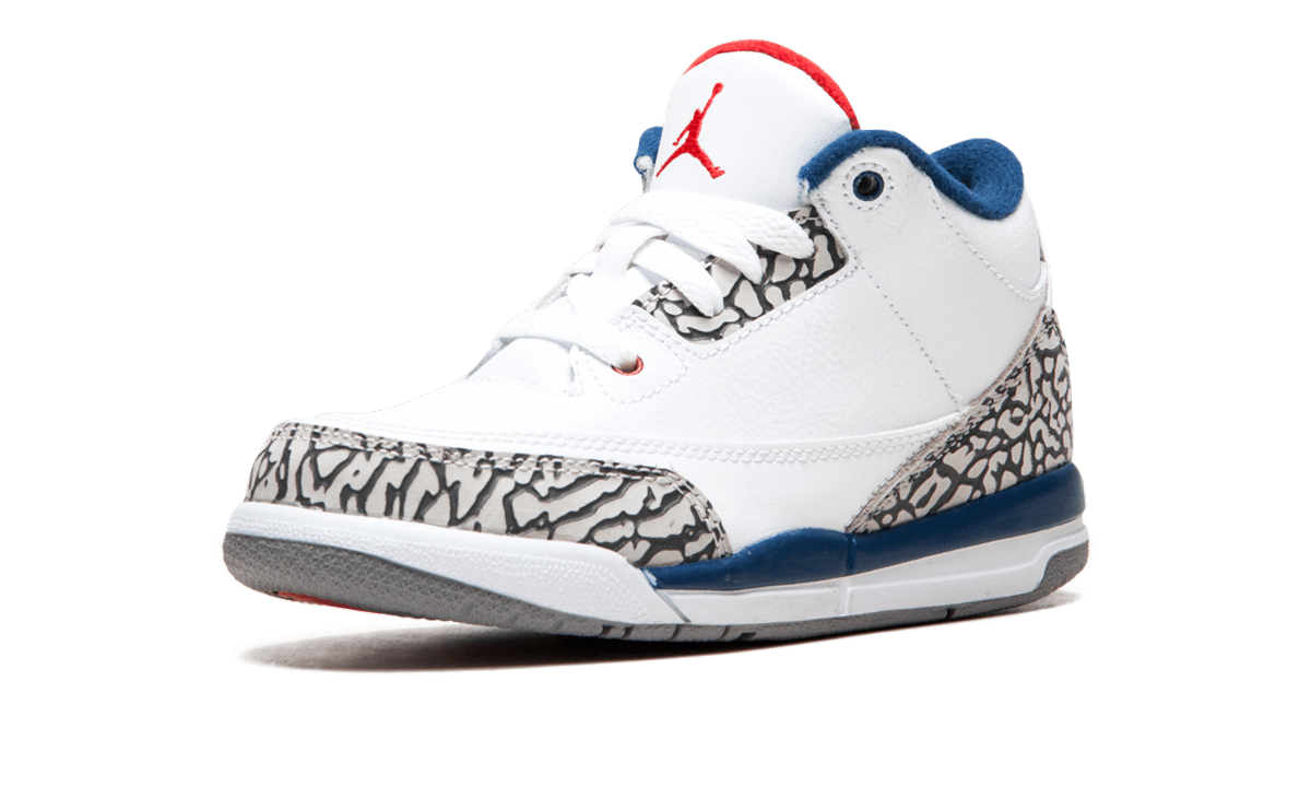 jordan 3 retro true blue 2016 ps+429487-106+left diagnol single view