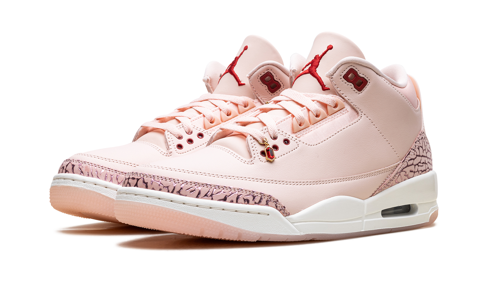 jordan 3 retro valentine s day treat yourself 2025 women s+HJ0178-600+diagnol left view