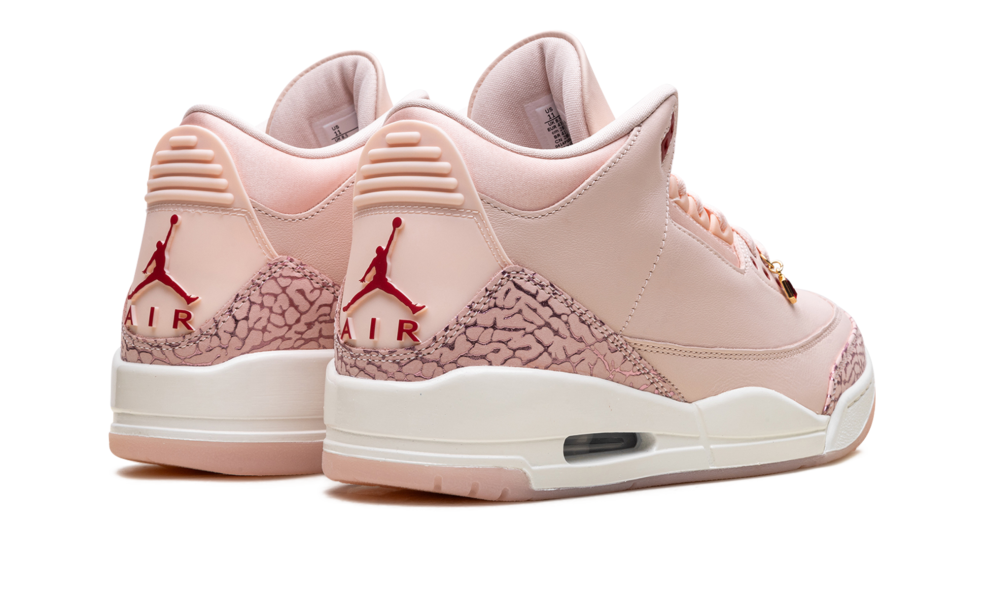 jordan 3 retro valentine s day treat yourself 2025 women s+HJ0178-600+diagnol right behind view