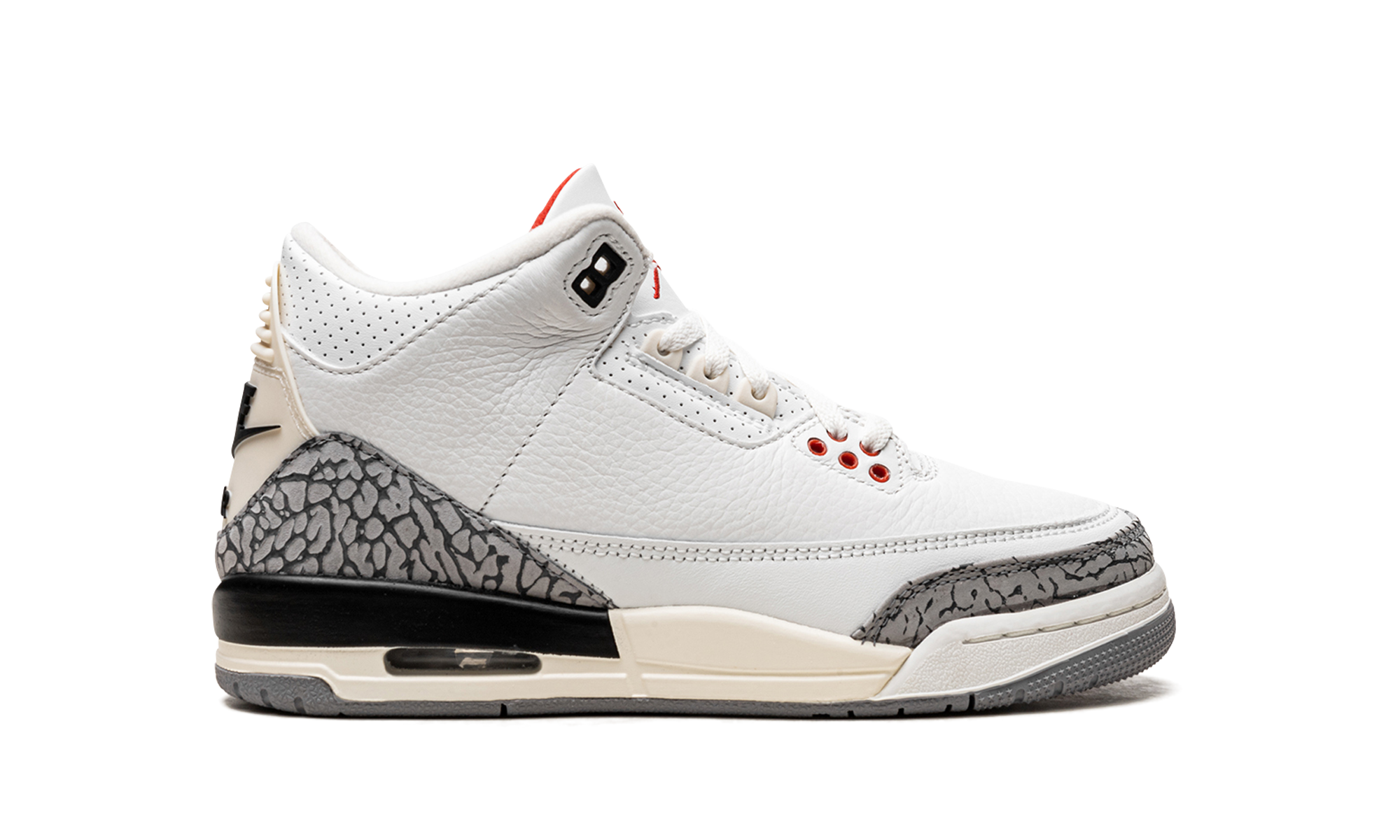 jordan 3 retro white cement reimagined gs+DM0967-100+right view