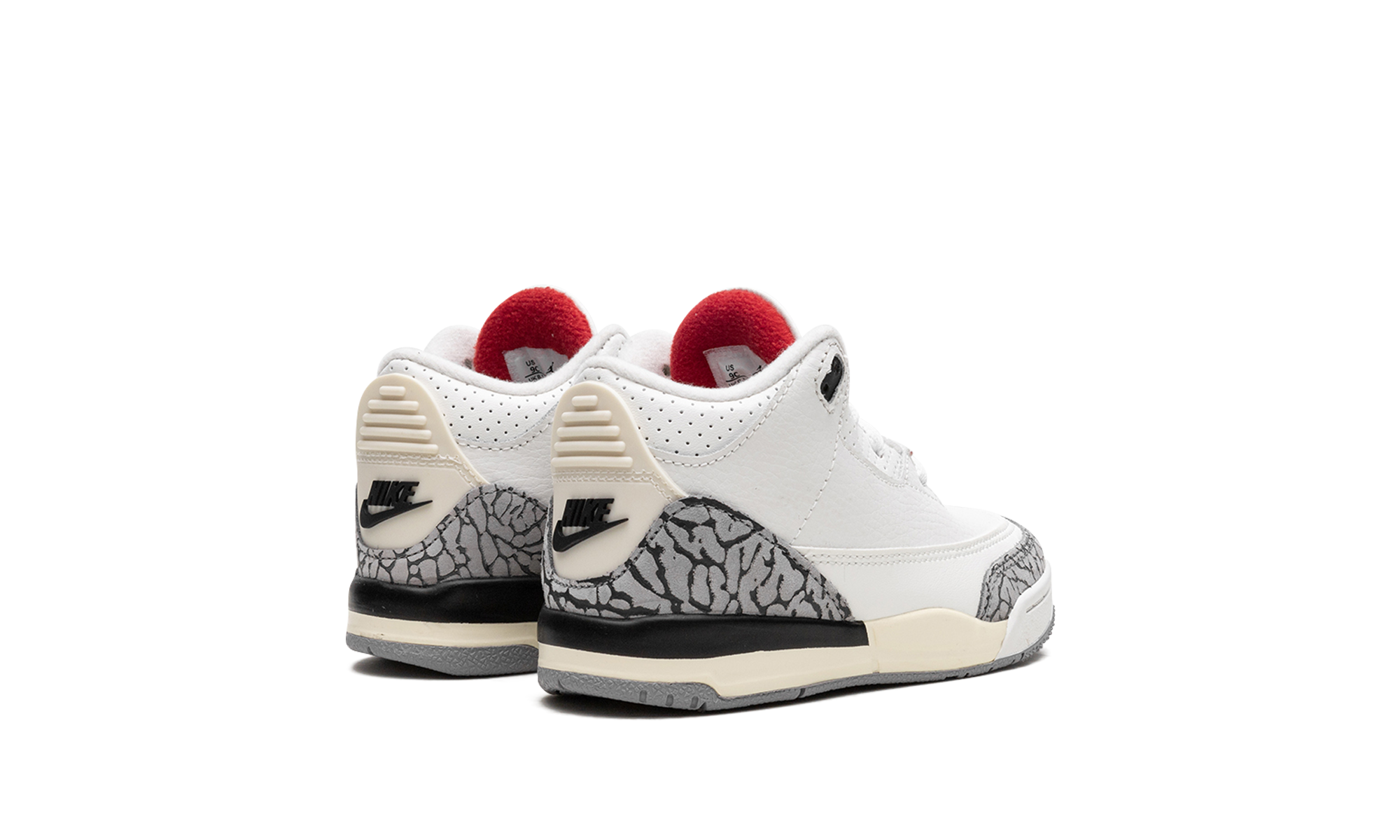 jordan 3 retro white cement reimagined td+DM0968-100+diagnol right behind view