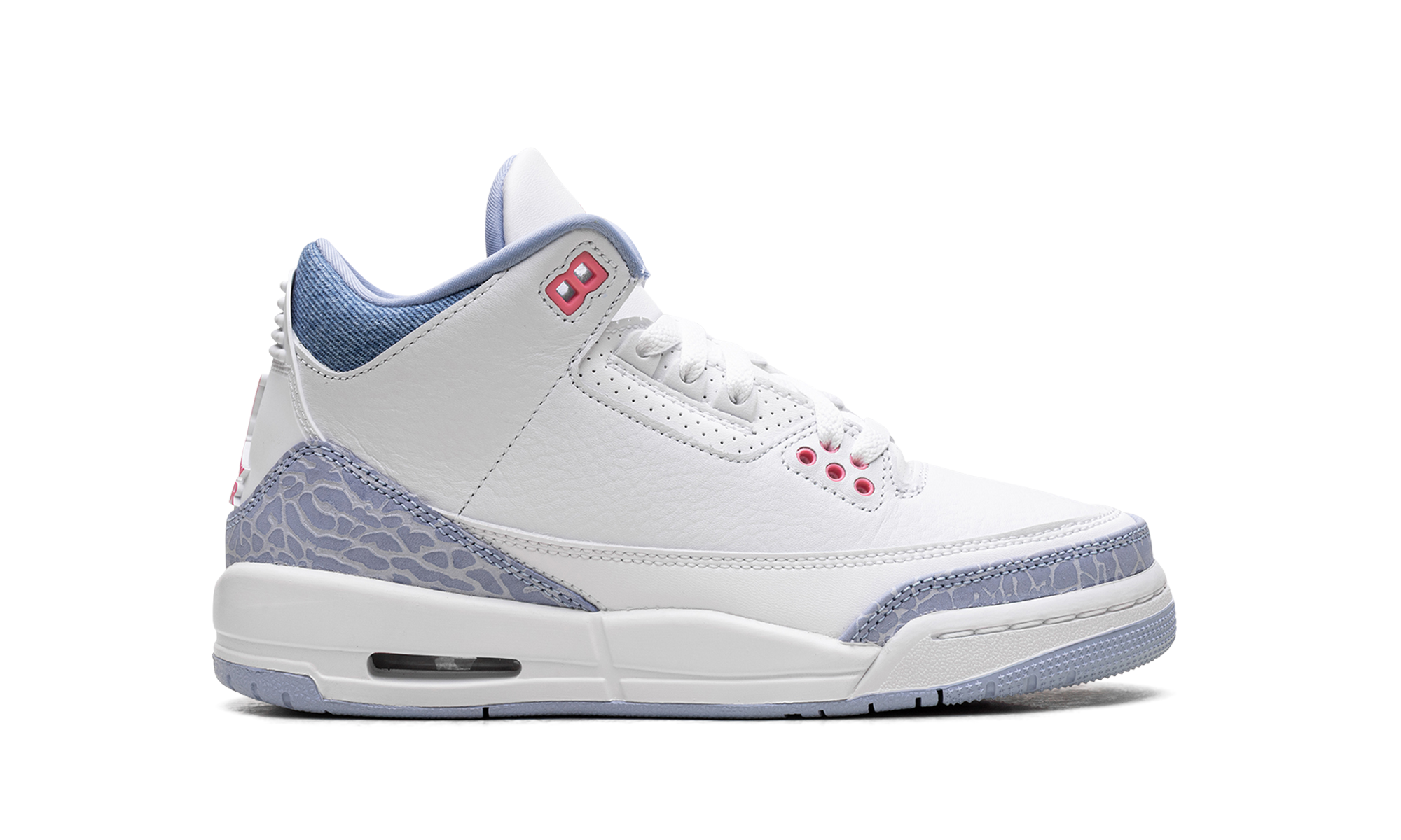 jordan 3 retro white cobalt bliss gs+HQ0784-101+right view