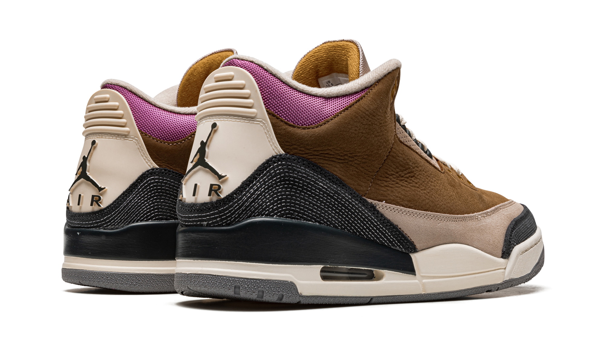jordan 3 retro winterized archaeo brown+DR8869-200+diagnol right behind view