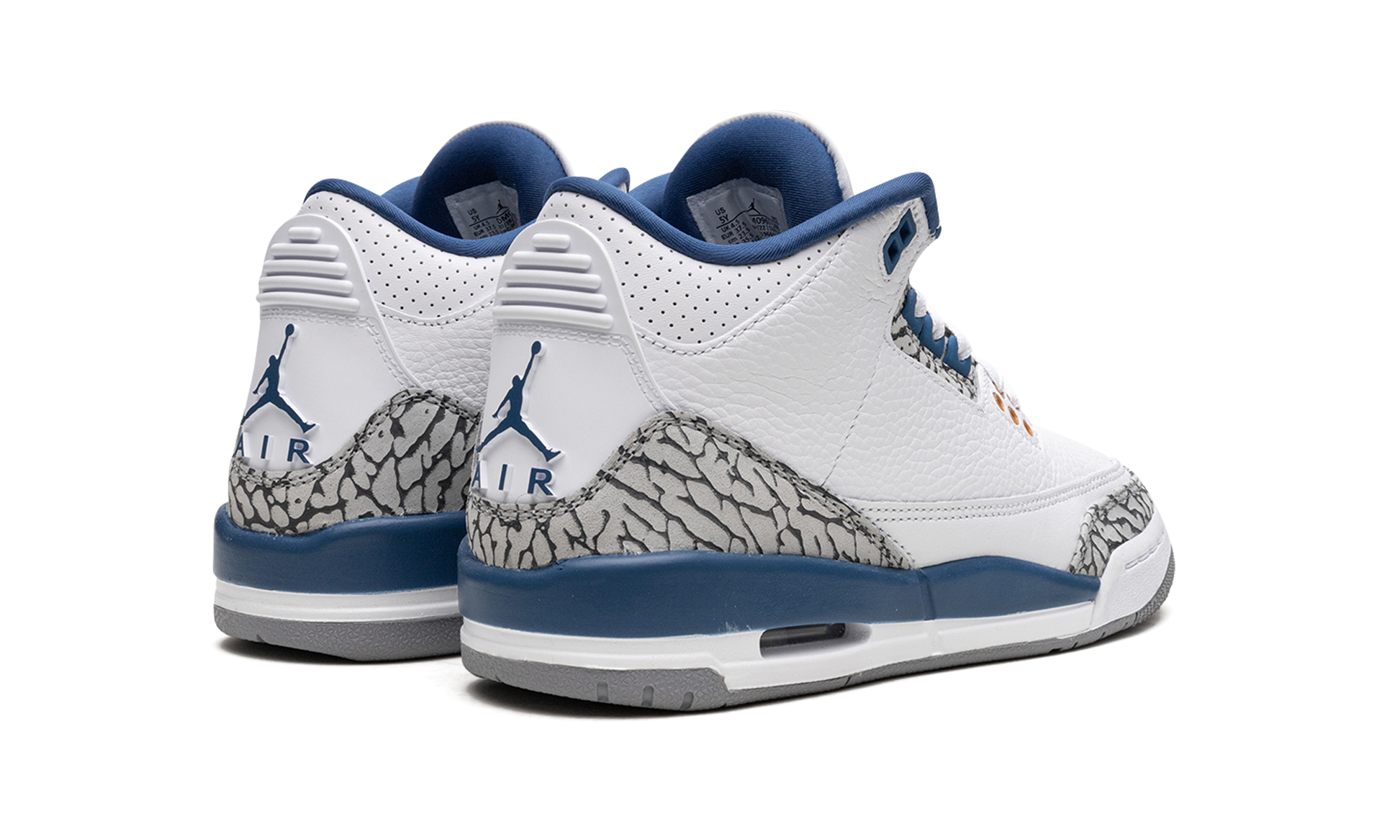jordan 3 retro wizards gs+DM0967-148+diagnol right behind view