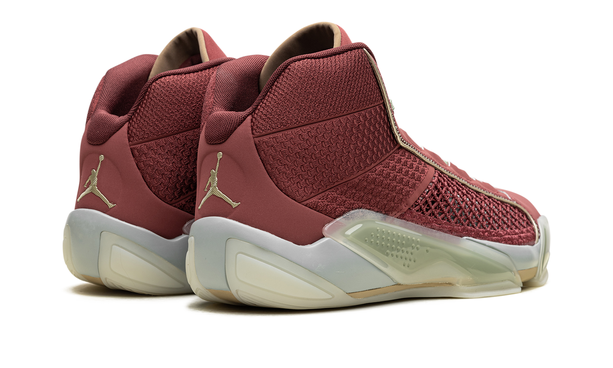 jordan 38 year of the dragon translucent sole+FQ8894-600+diagnol right behind view