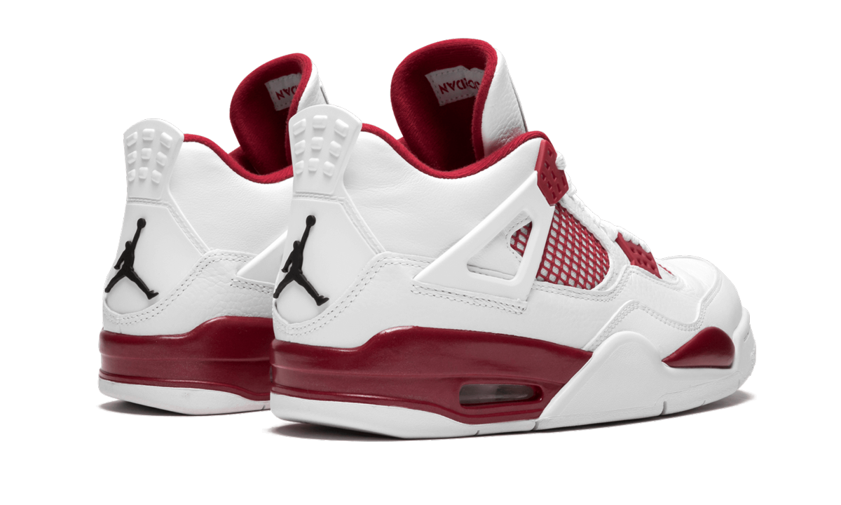 jordan 4 retro alternate 89+308497-106+diagnol right behind view