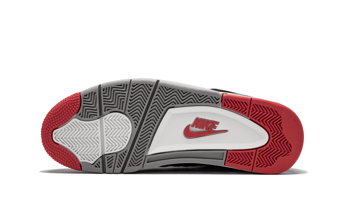 jordan 4 retro bred 2019+308497-060+bottom view
