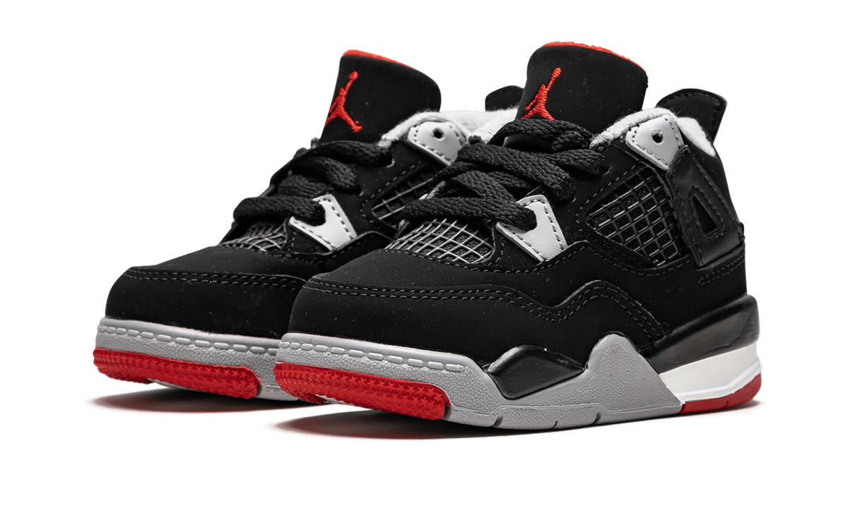 jordan 4 retro bred 2019 td+BQ7670-060+diagnol left view