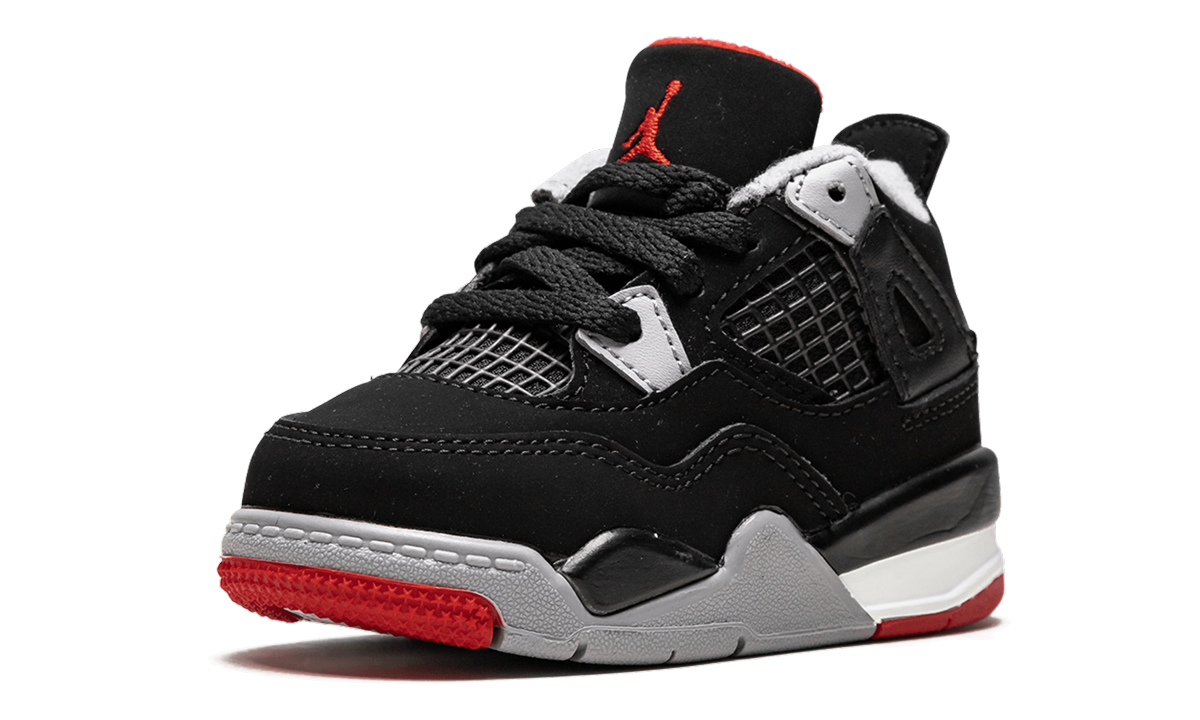 jordan 4 retro bred 2019 td+BQ7670-060+left diagnol single view