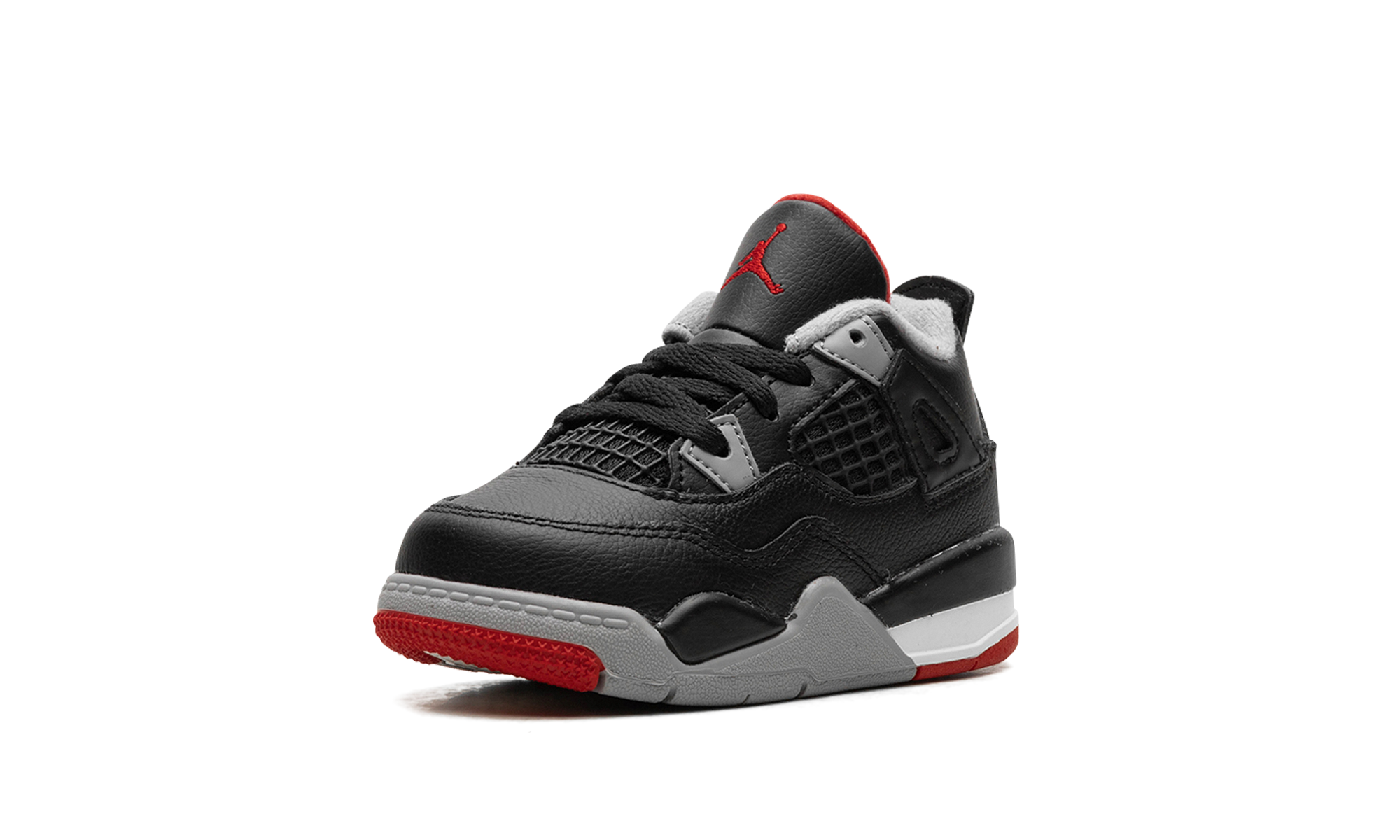 jordan 4 retro bred reimagined td+BQ7670-006+left diagnol single view